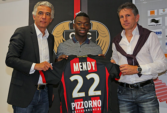 Nampalys Mendy signe à l'OGC Nice