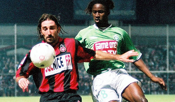 Aulanier lors de Nice - St Etienne