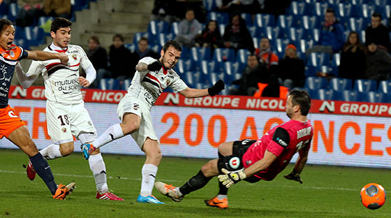 But de Bosetti Montpellier - Nice