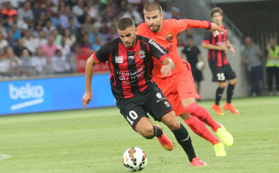 Valentin Eysseric et Gerard Piqué