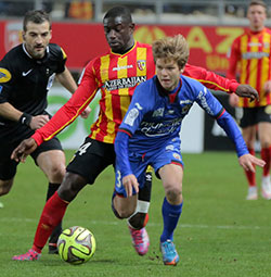 Vincent Koziello lors de Lens - Nice