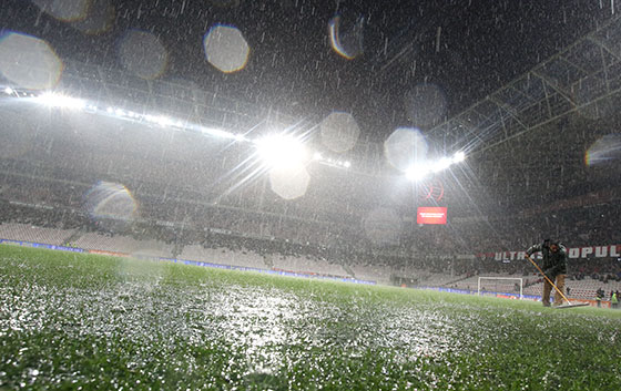 Nice - Nantes interrompu par la pluie